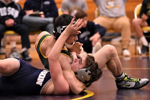 High School wrestling match to depict sports and skin conditions