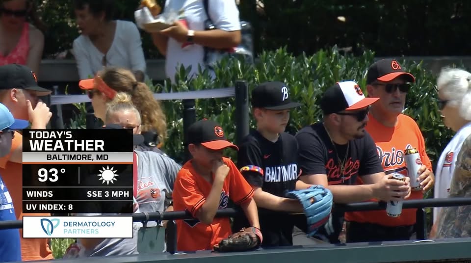 Sun Safety Hits the Big Leagues: Dermatology Partners Teams Up with NBC Sports and MASN for UV Index Game Alerts
